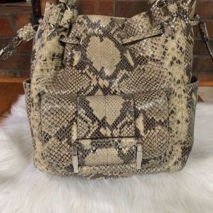 Michael Kors snake print purse